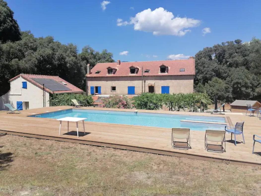 Gites Carbuccia En Corse Avec Piscine Chauffee Buitenkant foto